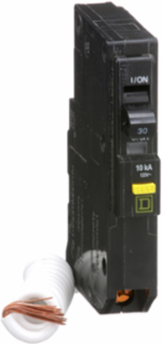 Mini Circuit Breaker 30A 1 Pole 120VAC 10kA Ground Fault Protection