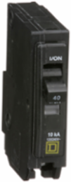 Mini Circuit Breaker 40A 1 Pole 120/240VAC 10kA Plug-In Mount