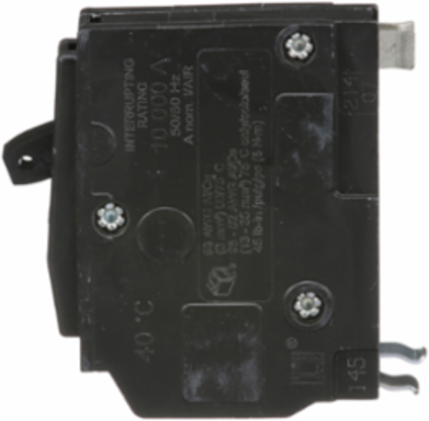 Miniature Circuit Breaker 50A 1 Pole 120/240VAC 10kA Plug-in Mount