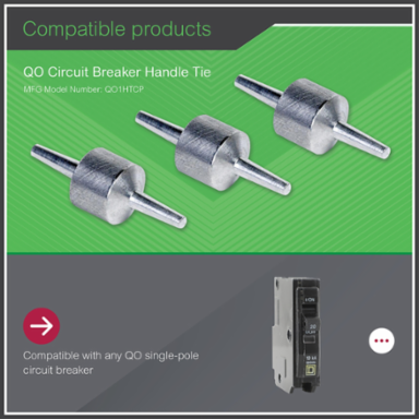 QO Circuit Breaker Handle Tie, Sustainable Green Premium Product