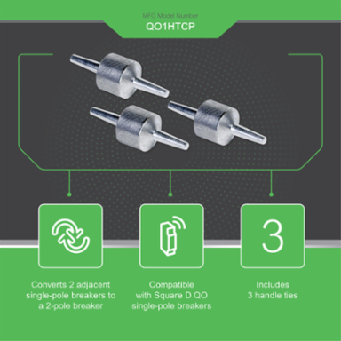 QO Circuit Breaker Handle Tie, Sustainable Green Premium Product