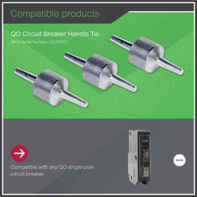 QO Circuit Breaker Handle Tie, Sustainable Green Premium Product