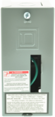 30A Load Center, 1 Phase, 1 Space, NEMA 1, UL Listed