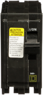 Mini Circuit Switch 60A 2 Pole 240V AC 10kA Plug-in Mount