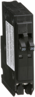 Tandem Mini Circuit Breaker 2 Pole 20A 120/240V 10kA Plug-in Mount