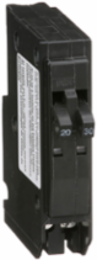 Tandem Mini Circuit Breaker 20A & 30A, 120/240VAC, 10kA, Plug-In