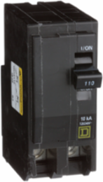 Mini Circuit Breaker 110A 2 Pole 120/240VAC 10kA Plug-In Mount