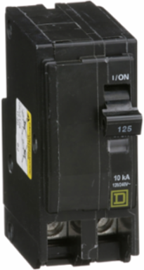 Mini Circuit Breaker 125A 2 Pole 120/240VAC 10kA Plug-In Mount