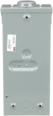 QO Circuit Breaker Enclosure, 125A, 2 Spaces, NEMA 3R, UL Listed
