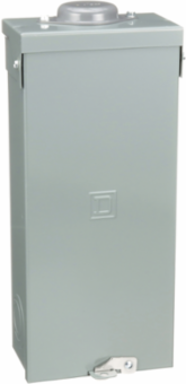 QO Circuit Breaker Enclosure, 125A, 2 Spaces, NEMA 3R, UL Listed