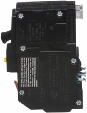 Mini Circuit Breaker 15A 2P 120/240V AC 10kA Ground Fault A Plug-in