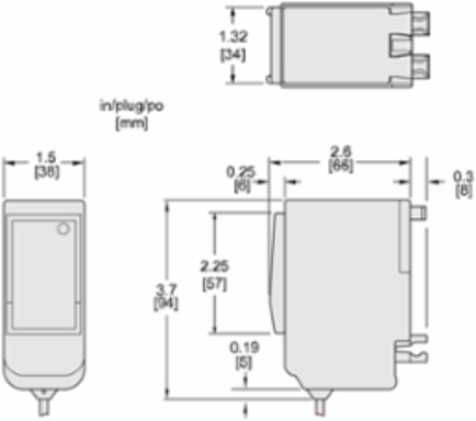 Surge protection device, Surgebreaker, 25kA, 120/240 VAC, 1 phase, 3 wire, SPD type 1