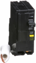 Mini Circuit Breaker 20A 2 Pole 120/240VAC 10kA Ground Fault 6mA