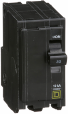 Miniature Circuit Breaker, 30A, 2 Pole, 120/240VAC, 10kA