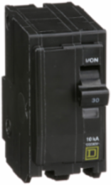 Miniature Circuit Breaker, 30A, 2 Pole, 120/240VAC, 10kA