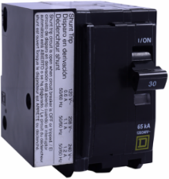Miniature Circuit Breaker 30A 2 Pole 120/240VAC 10kA Plug-In Mount