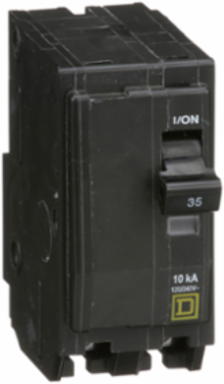 Mini Circuit Breaker 35A 2 Pole 120/240V AC 10kA Plug-in Mount