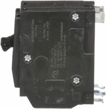 Mini Circuit Breaker, 40A, 2 Pole, 120/240VAC, 10kA, Plug-in Mount