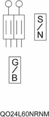 Loadcentre 1 Phase 60A Non-Metallic - 2 Spaces, 4 Circuits