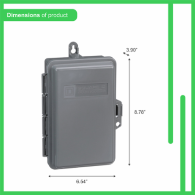 Loadcentre 1 Phase 60A Non-Metallic - 2 Spaces, 4 Circuits