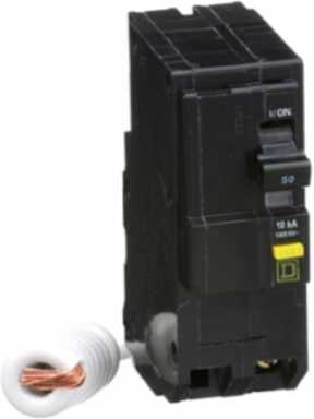 Mini Circuit Breaker 50A 2 Pole 120/240VAC 10kA Ground Fault 6mA