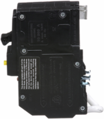 Mini Circuit Breaker 50A 2 Pole 120/240VAC 10kA Ground Fault 6mA