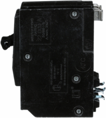 Miniature Circuit Breaker, 50A, 2 Pole, 120/240V AC, 22kA, Plug-In Mount