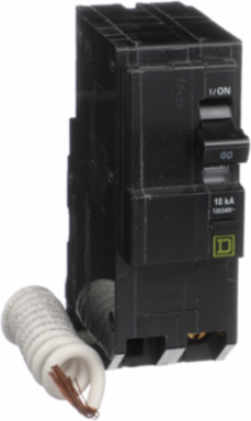 Mini Circuit Breaker, 60A, 2 Pole, 120/240V AC, 10kA, Ground Fault B 30mA