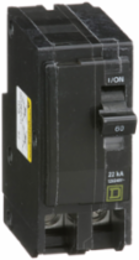 Miniature Circuit Breaker 60A 2-Pole 120/240VAC 22kA Plug-in Mount