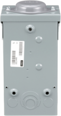 QO Loadcentre 240V 40A 1PH NEMA 3R, 2 Spaces, Weatherproof Enclosure