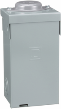 QO Loadcentre 240V 40A 1PH NEMA 3R, 2 Spaces, Weatherproof Enclosure