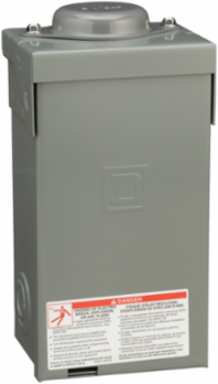 Load Center 1 Phase 2 Spaces 2 Circuits 70A NEMA 3R UL Certified