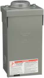 Load Center 1 Phase 2 Spaces 2 Circuits 70A NEMA 3R UL Certified