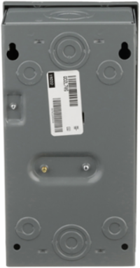 QO Load Center, 1 Phase, 2 Spaces, 2 Circuits, 70A, NEMA 1