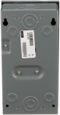QO Load Center, 1 Phase, 2 Spaces, 2 Circuits, 70A, NEMA 1