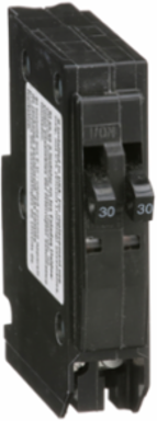 Tandem Mini Circuit Breaker, 2 Pole 30A, 120/240V AC, 10kA, Plug-In Mount
