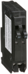 Tandem Mini Circuit Breaker, 2 Pole 30A, 120/240V AC, 10kA, Plug-In Mount