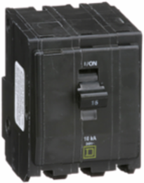 Mini Circuit Breaker 15A 3 Pole 120/240VAC 10kA Plug-In Mount