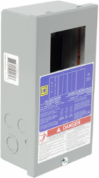 QO Load Center 30A Main, 1 Phase, 3 Spaces, 5 Circuits, NEMA 1