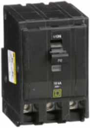 Mini Circuit Breaker 70A 3 Pole 120/240VAC 10kA Plug-in Mount