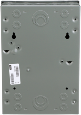 QO Load Center 100A, 4 Spaces, 4 Circuits, NEMA 1