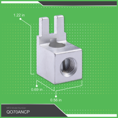 Load Center Neutral Lug Kit 70A for 14 to 4 AWG Copper and 12 to 2 AWG Aluminum