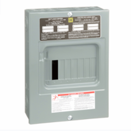 QO Load Center, 1 Phase, 100A, 8 Spaces, NEMA 1, 16 Circuits