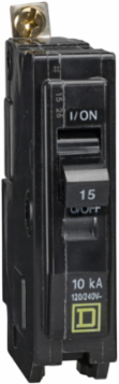 Mini Circuit Breaker 10A 1 Pole 120/240V AC 10kA Bolt-On Mount