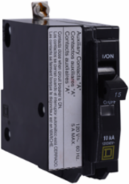 Miniature Circuit Breaker 15A 1-Pole 120/240VAC 10kA Bolt-On Mount