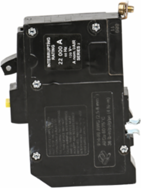 Mini Circuit Breaker 15A 1 Pole 120VAC 22kA Ground Fault A
