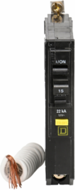 Mini Circuit Breaker 15A 1 Pole 120VAC 22kA Ground Fault A