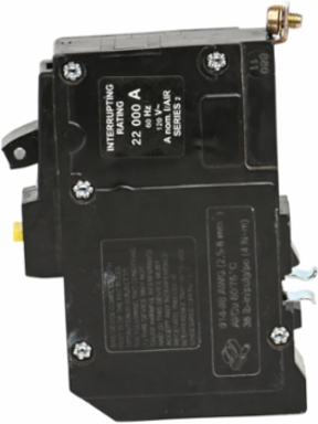 Mini Circuit Breaker 15A 1 Pole 120VAC 22kA Ground Fault A