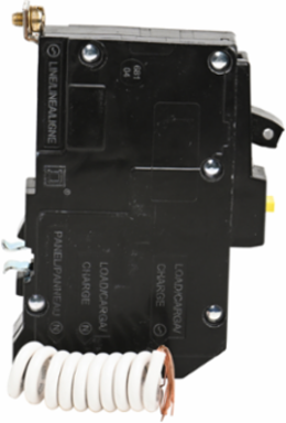 Mini Circuit Breaker 15A 1 Pole 120VAC 22kA Ground Fault A