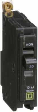 Miniature Circuit Breaker 20A 1-Pole 120/240VAC 10kA Bolt-On Mount